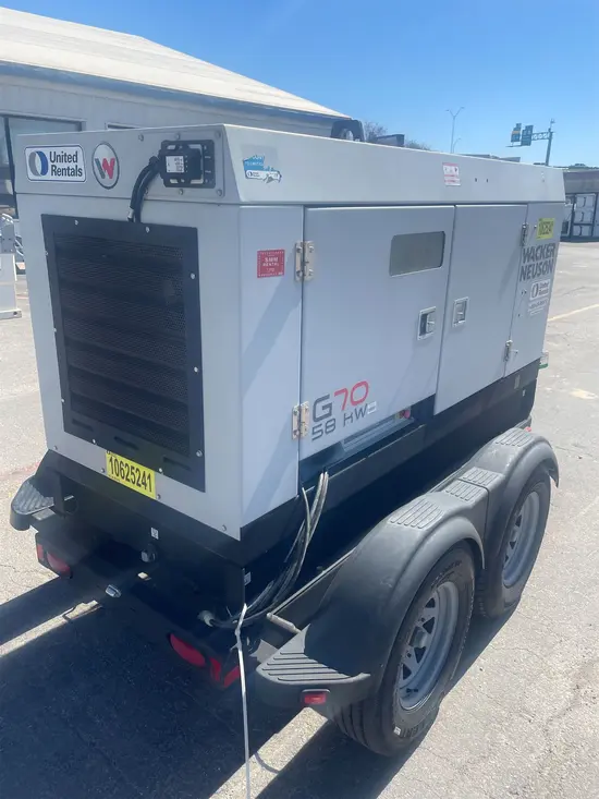 2017 Wacker Neuson G70 T4I Diesel Generator