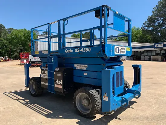 2017 Genie GS-4390 RT Rough Terrain Scissor Lift