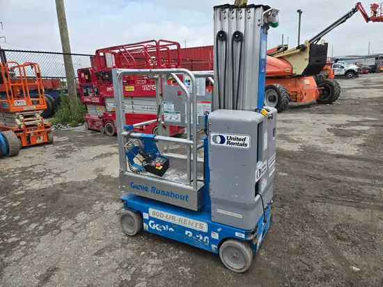 2018 Genie GR-20 Self-Propelled One-Person Lift