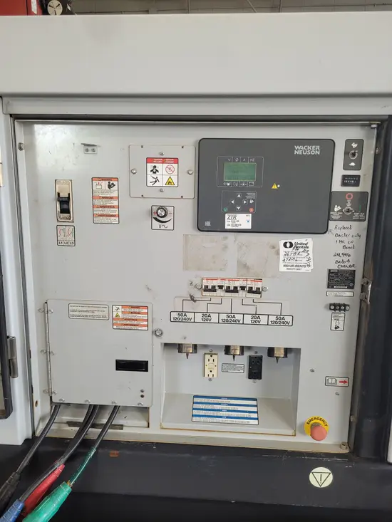 2017 Wacker Neuson G50 T4F Diesel Generator