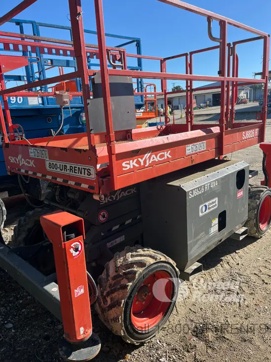 2019 Skyjack SJ6826RT Rough Terrain Scissor Lift