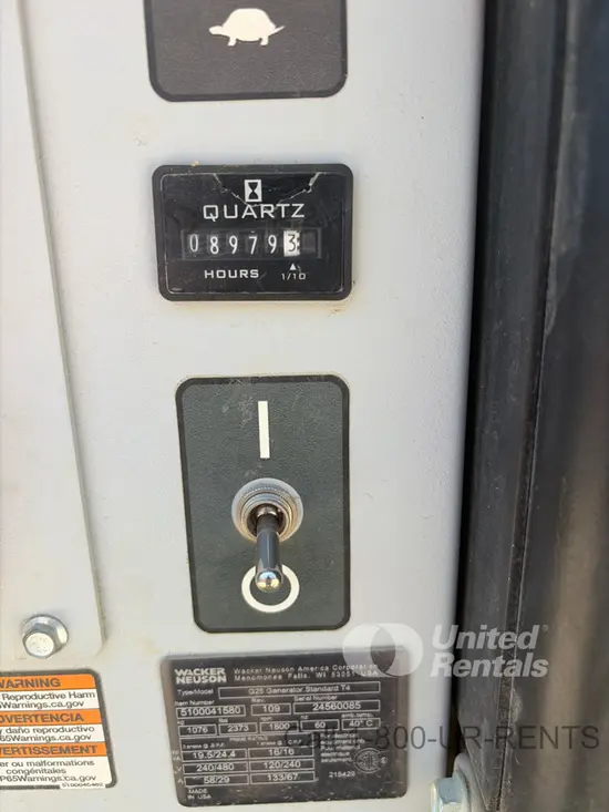2021 Wacker Neuson G25 T4F Diesel Generator