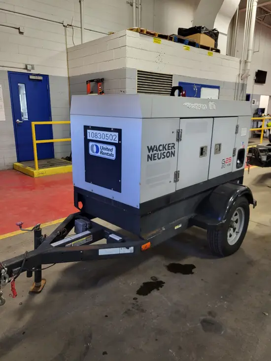 2018 Wacker Neuson G25 T4F Diesel Generator