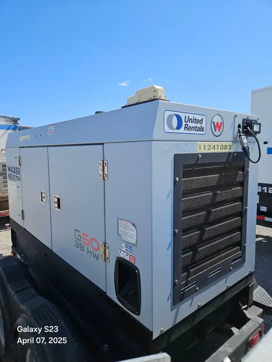2021 Wacker Neuson G50 T4F Diesel Generator