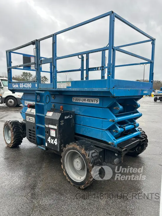 2016 Genie GS-4390 RT Rough Terrain Scissor Lift