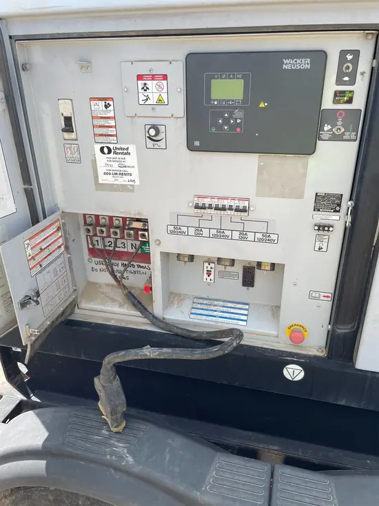 2017 Wacker Neuson G70 T4I Diesel Generator