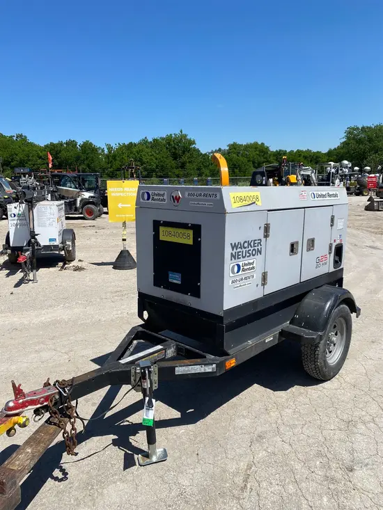 2018 Wacker Neuson G25 T4F Diesel Generator