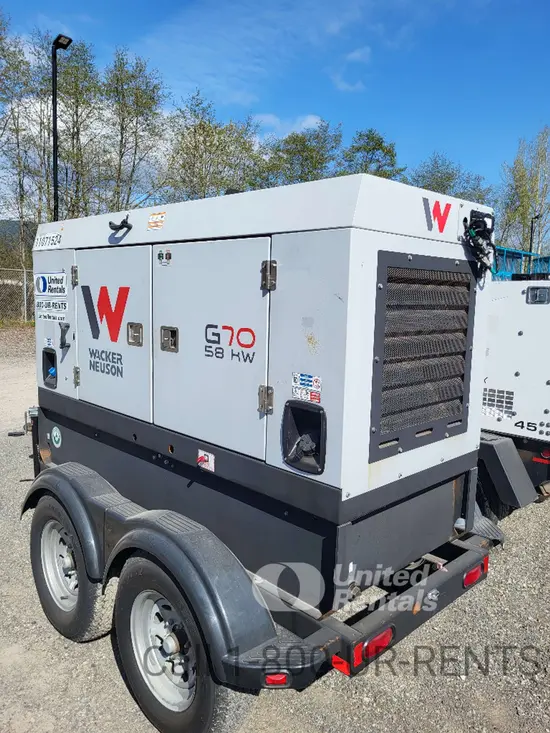 2020 Wacker Neuson G 70 Diesel Generator