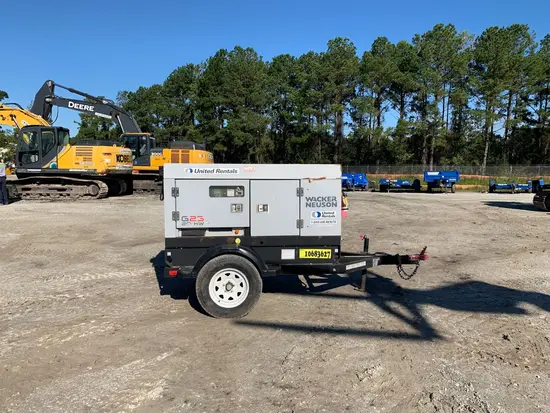 2017 Wacker Neuson G25 T4F Diesel Generator