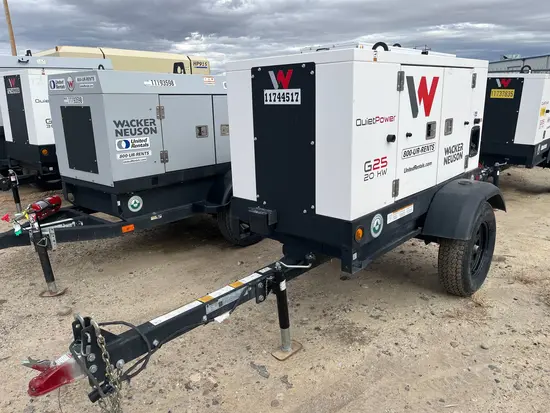 2023 Wacker Neuson G25 T4F Diesel Generator