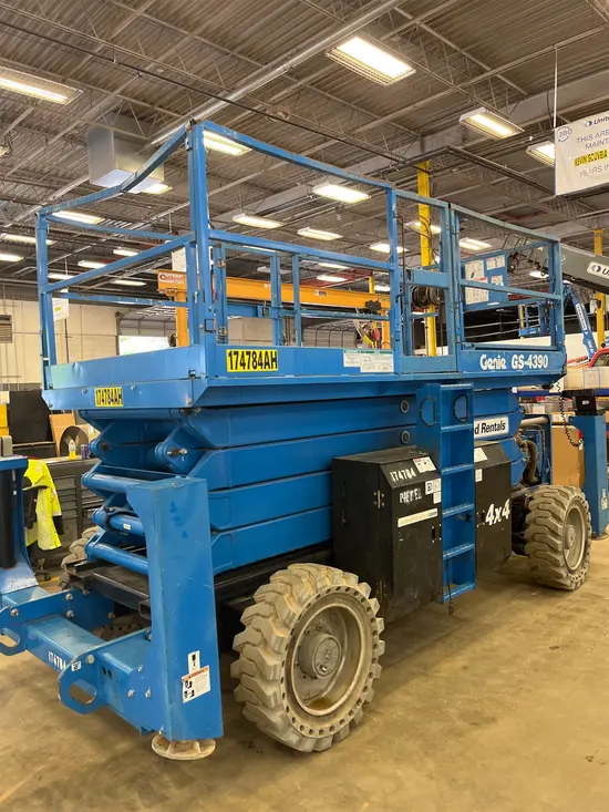 2016 Genie GS-4390 RT Rough Terrain Scissor Lift