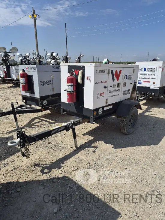 2022 Wacker Neuson G25 T4F Diesel Generator