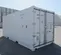 Exterior cargo doors on a white refrigerated shipping container