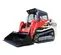 Red Takeuchi Compact Track Loader