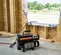 Black Mi-T-M 120 volt electric air compressor