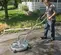 Silver MiTM Pressure Washer Surface Cleaner with Rotary Wash Brush