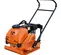 Orange Multiquip vibratory plate compactor