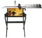 Yellow, black, silver and gray DEWALT Table Masonry Saw, 10 in.