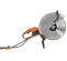Orange Husqvarna 14 inch electric Concrete Cut-off Saw
