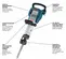 Green and black Bosch Demolition Breaker Jack Hammer Kit, Electric-powered, 35 lbs.