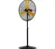 Black and yellow Pinnacle 24 inch pedestal fan