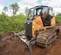 Orange and black Case bulldozer with low ground pressure