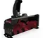 Black Virnig Snow Blower Attachment for Skid Steer
