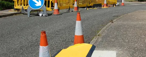Trench covers SafeKerb SupaGripon residetial street