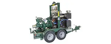 Vacuum Assisted Pump, 6 in. by 4 in., Diesel Powered