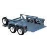 Gray JLG equipment trailer
