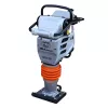 Orange and silver Multiquip heavy-duty vibratory rammer