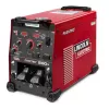 Red and black LINCOLN Arc Welder, DC to AC Inverter, 450 Amps, Electric Powered