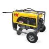 Yellow and gray WACKER 5,500-5,900 W Portable Generator, Gas