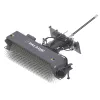 Gray Paladin Angle Broom Attachment for Skid Steer