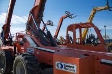forklifts in yard
