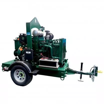 Green Pump product image with white background
