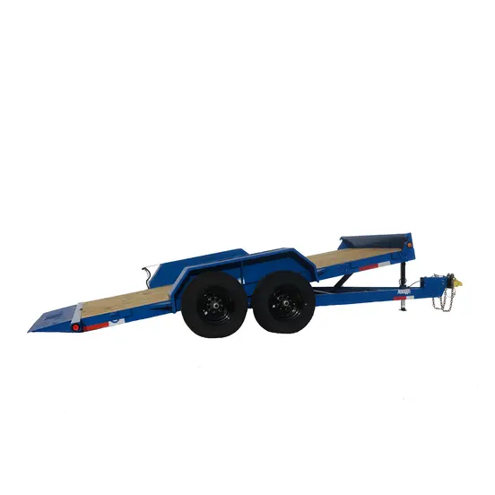 Black Anderson Tandem Axle Tilt Trailer