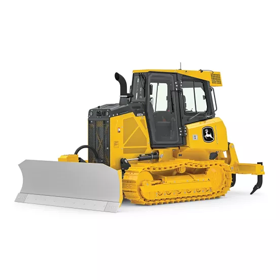 Yellow John Deere bulldozer