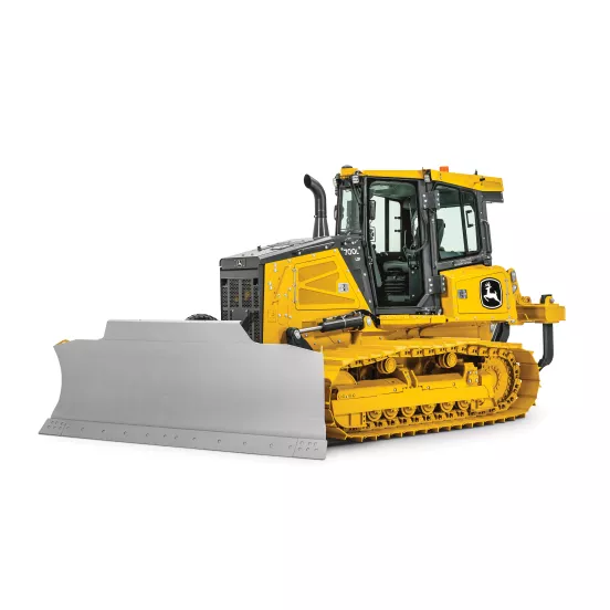 Yellow John Deere Bulldozer with Low Ground Pressure
