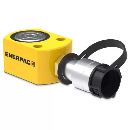 Yellow Enerpac Hydraulic Ram