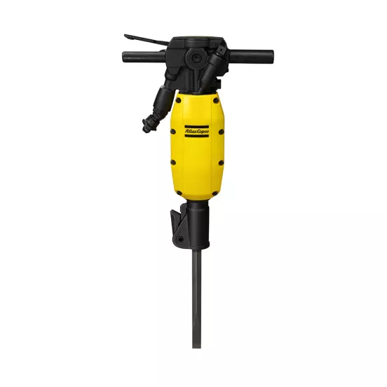 Yellow and black ATLASCOPCO Air Paving Breaker, 35 lb. class