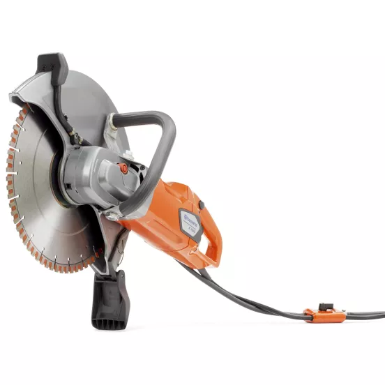 Orange Husqvarna 14 inch electric Concrete Cut-off Saw