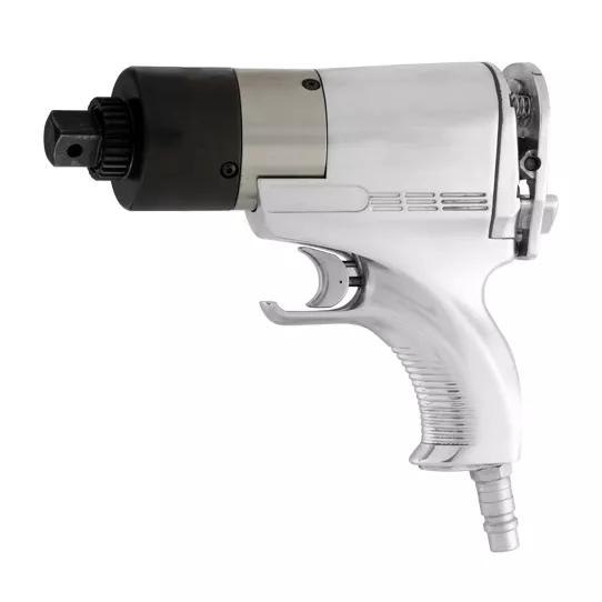 Silver and black HYTORC Air Impact Wrench, 1 1/2 in. Drive, Torque Control