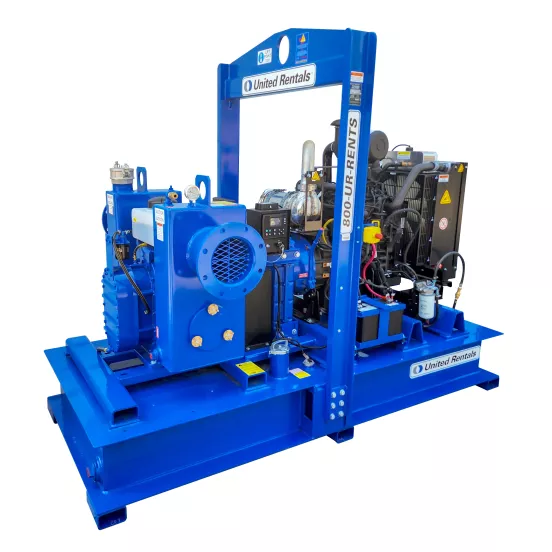Blue Thompson 12" Rotary Wellpoint Pump
