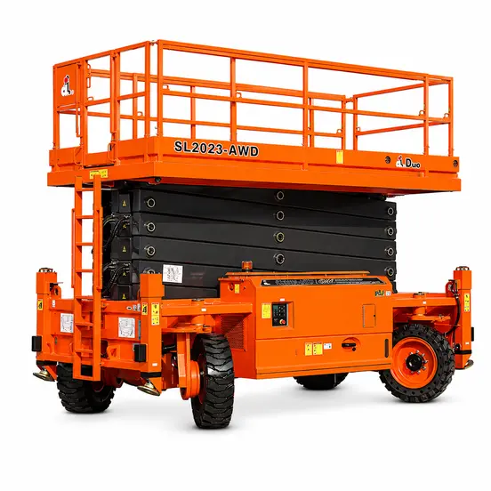 65ft Diesel Rough Terrain Scissor Lift