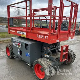 2021 Skyjack SJ6826RT Rough Terrain Scissor Lift