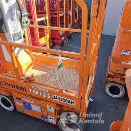 2019 Snorkel TM12E Self-Propelled One-Person Lift