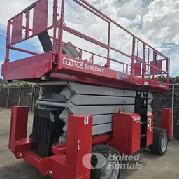 2017 MEC 6092RT Rough Terrain Scissor Lift
