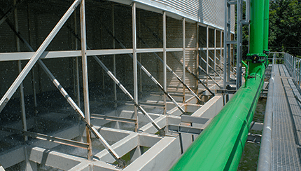 Case study - Refinery - Treatment of cooling water basin Case study - Refinery - Treatment of cooling water basin